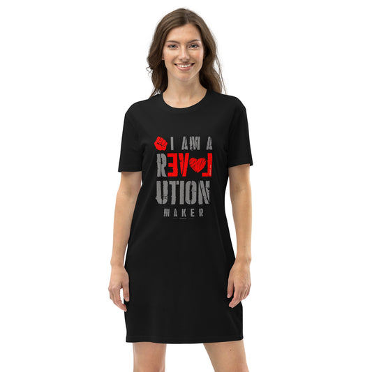 Robe t-shirt en coton bio ReLoveution Maker